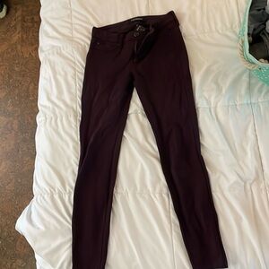 Purple slim pants